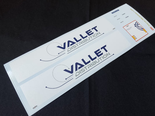 2020 SEMI-TRAILER DECORATION "KENNY COIN - VALLET DISTRIBUTION" 1:87 DECALS
