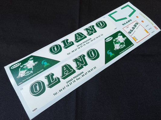 2012-2017 SEMI-TRAILER DECORATION "OLANO - POUSSAN" 1:87 DECALS