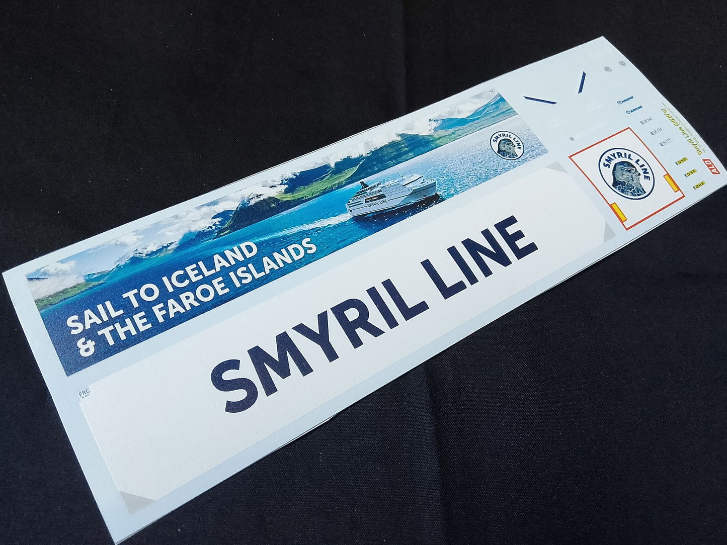 2020'S SEMI-TRAILER DECORATION "SMYRIL LINE" 1:87 DECALS