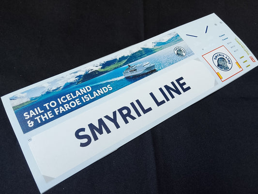 2020'S SEMI-TRAILER DECORATION "SMYRIL LINE" 1:87 DECALS
