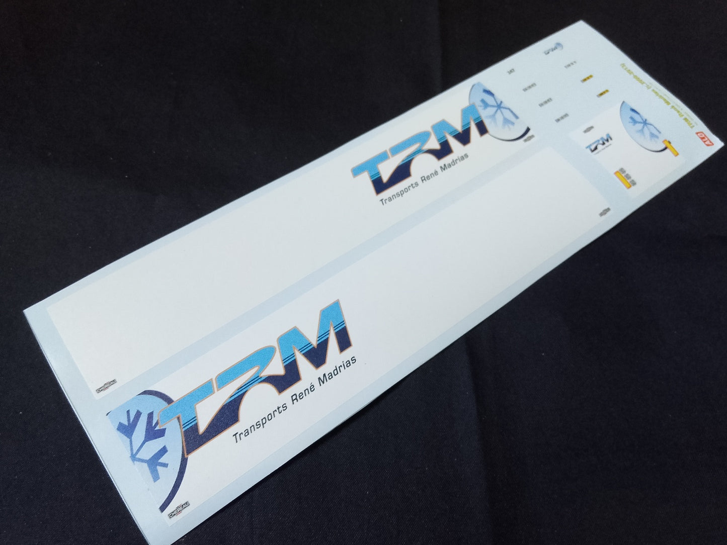 2000-2013 SEMI-TRAILER DECORATION "TRM RENÉ MADRIAS" 1:87 DECALS