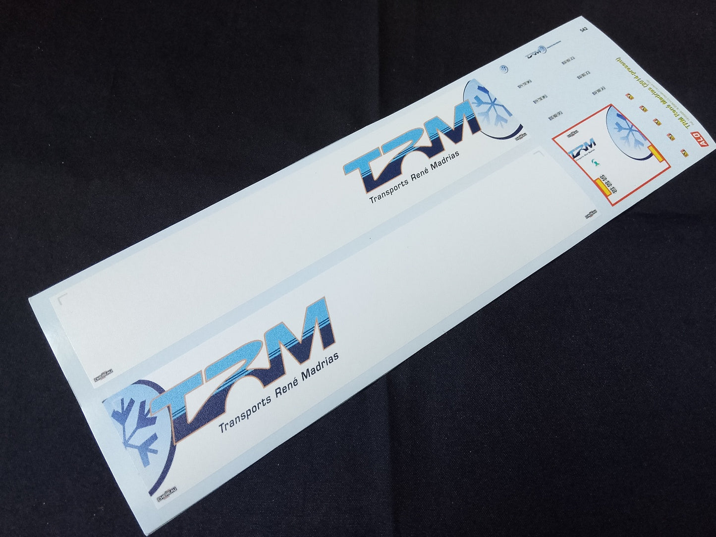 2014-PRESENT SEMI-TRAILER DECORATION "TRM RENÉ MADRIAS" 1:87 DECALS