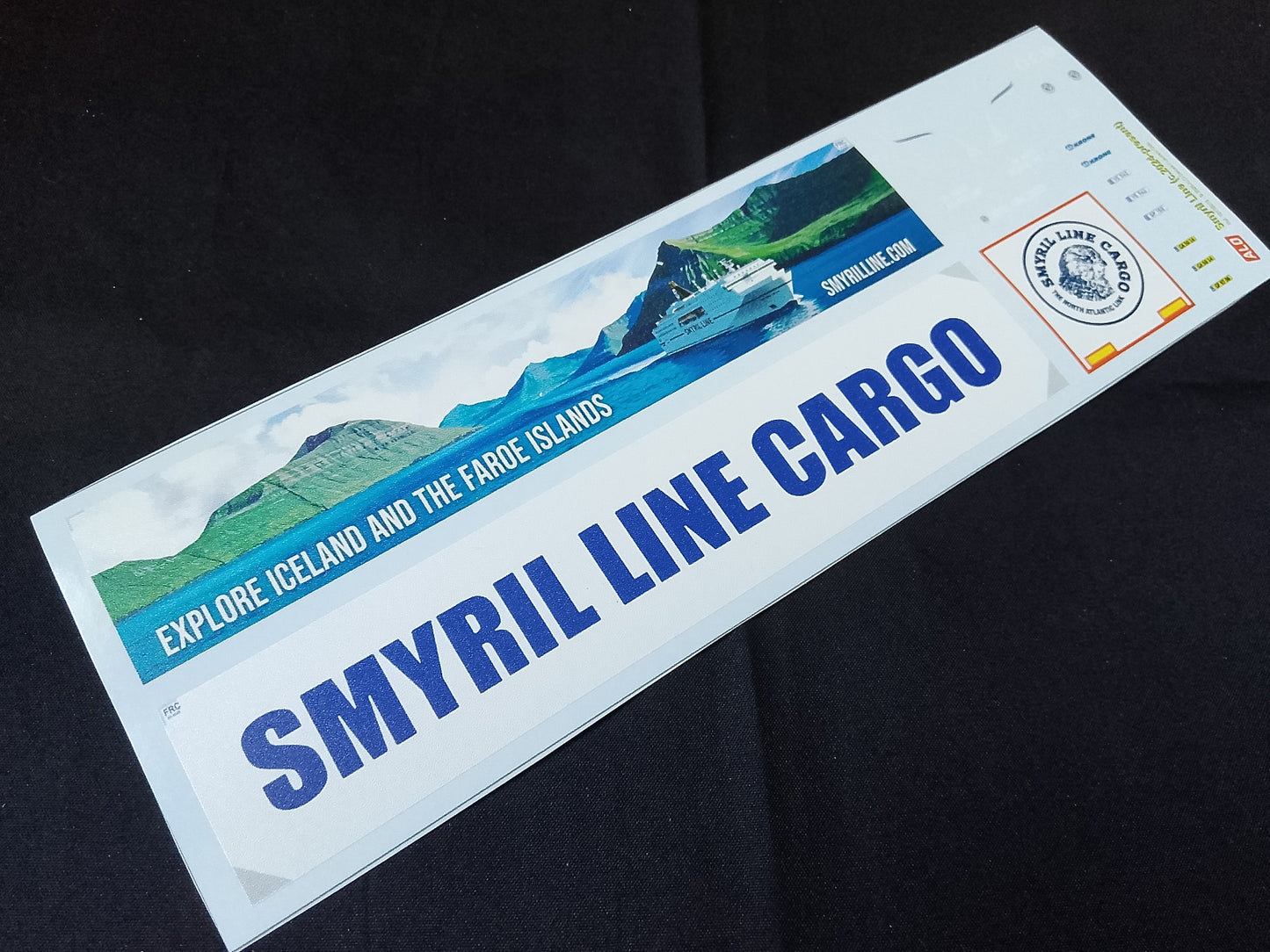 2024-PRESENT SEMI-TRAILER DECORATION "SMYRIL LINE CARGO" 1:87 DECALS
