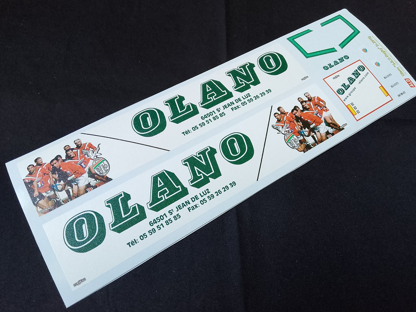 2010 SEMI-TRAILER DECORATION "OLANO - SJLO RUGBY" 1:87 DECALS