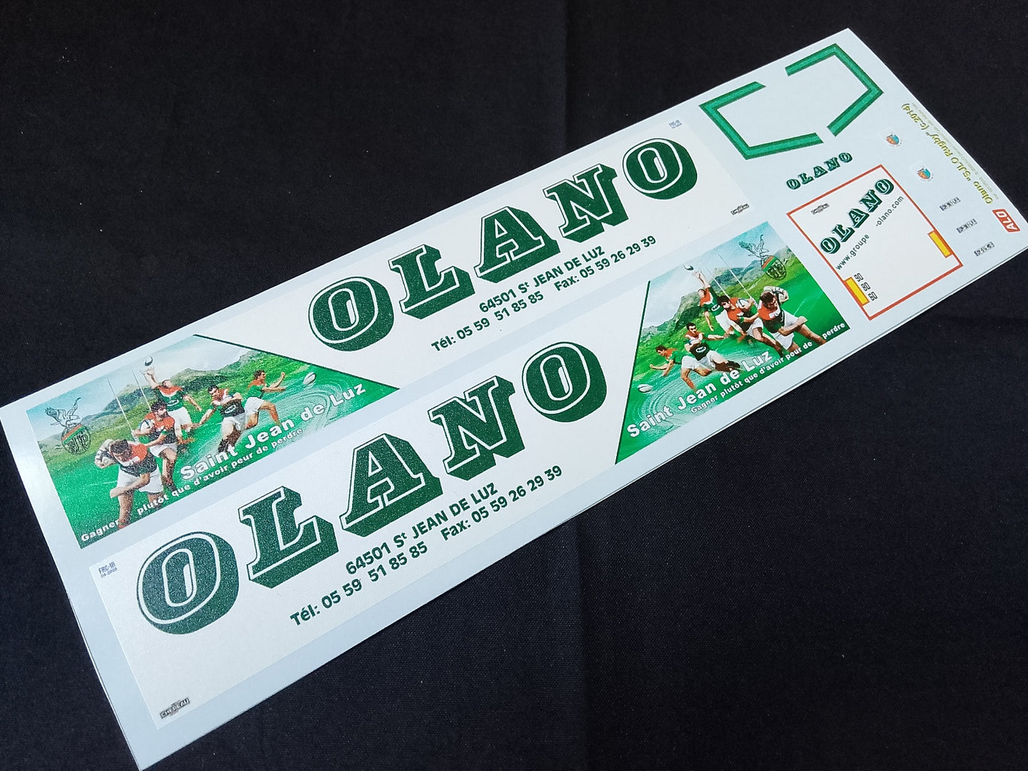 2014 SEMI-TRAILER DECORATION "OLANO - SJLO RUGBY" 1:87 DECALS