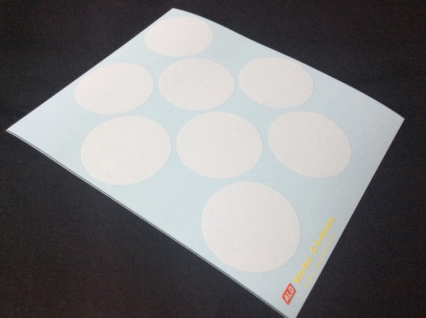 WHITE DISCS - 1:43, 1:32, 1:24, 1:18 DECALS