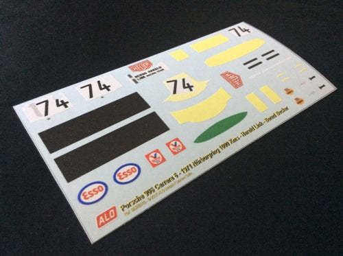 1971 NÜRBURGRING 1000 KMS #74 PORSCHE 906 HARALD LINK/BERND BECKER 1:43 DECALS