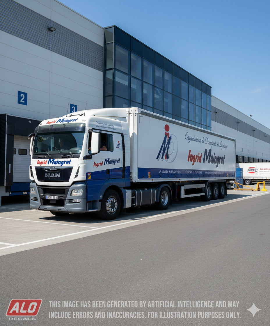 2020's SEMI-TRAILER DECORATION "INGRID MAINGRET" 1:87 DECALS