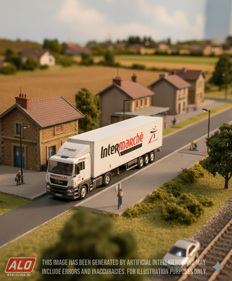 2009-PRESENT SEMI-TRAILER DECORATION "INTERMARCHÉ" 1:87 DECALS