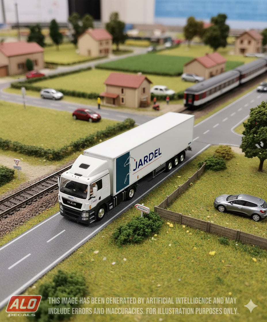 2020's SEMI-TRAILER DECORATION "JARDEL" 1:87 DECALS