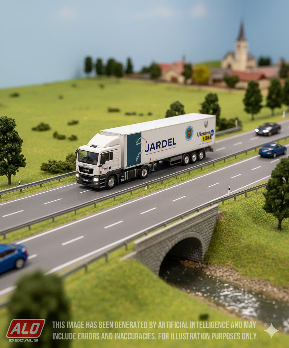 2022-PRESENT SEMI-TRAILER DECORATION "JARDEL, UKRAINE LIBRE" 1:87 DECALS