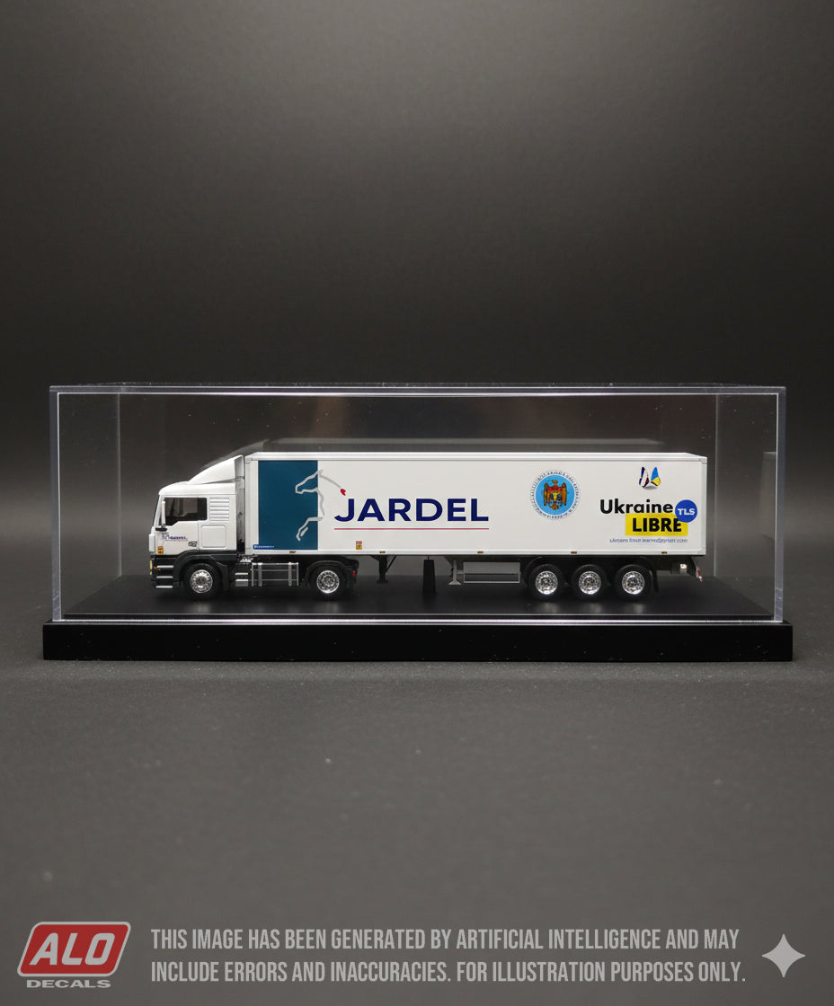 2022-PRESENT SEMI-TRAILER DECORATION "JARDEL, UKRAINE LIBRE" 1:87 DECALS