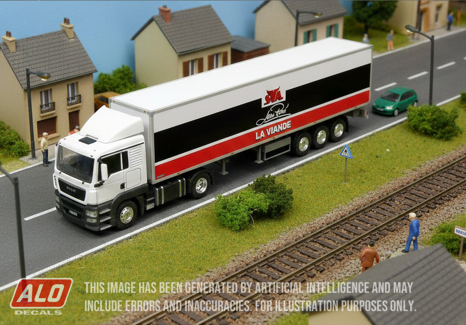 2000's SEMI-TRAILER DECORATION "JEAN ROZÉ" 1:87 DECALS