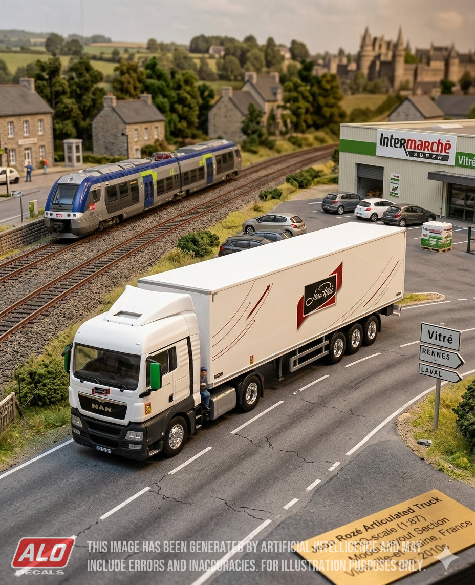 2010's-PRESENT SEMI-TRAILER DECORATION "JEAN ROZÉ" 1:87 DECALS