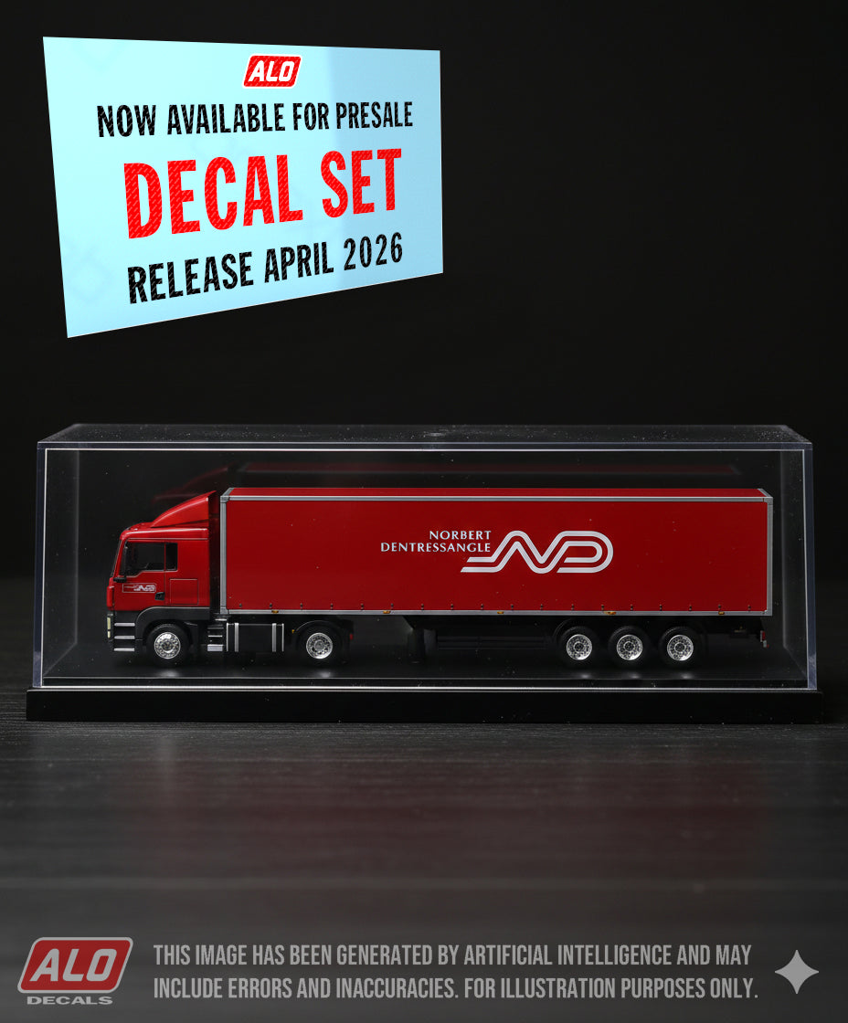 2000's-2015 SEMI-TRAILER DECORATION "NORBERT DENTRESSANGLE" 1:87 DECALS