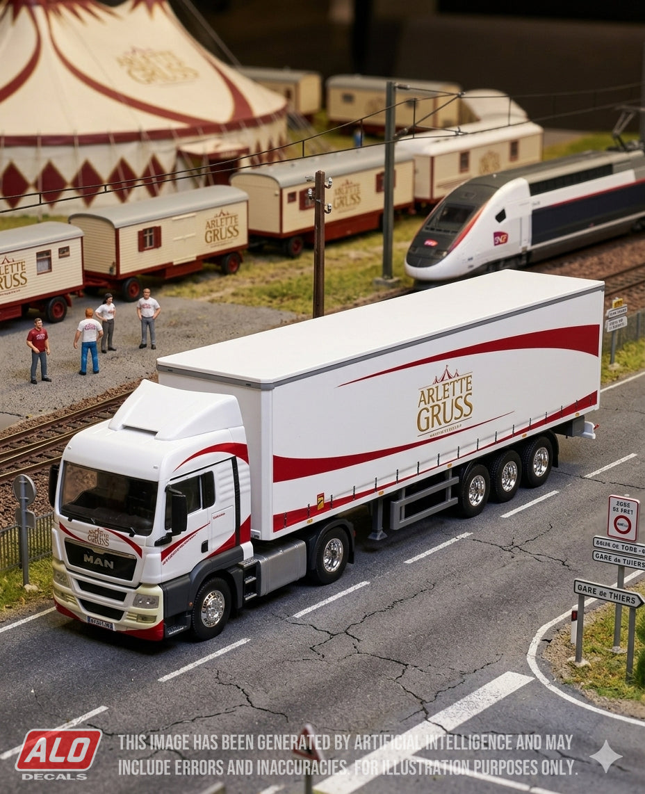 2010-PRESENT SEMI-TRAILER DECORATION "ARLETTE GRUSS" 1:87 DECALS