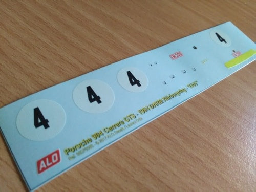 1964 RHEINLAND-PFALZ PREIS, NÜRBURGRING #4 PORSCHE 904 "ELDE" 1:43 DECALS