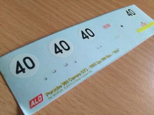 1965 SPA 500 KMS #40 PORSCHE 904 "ELDE" 1:43 DECALS