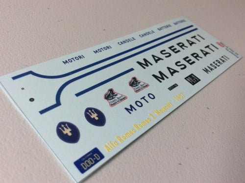 1957 ALFA ROMEO ROMEO 2 "MASERATI" 1:43 DECALS