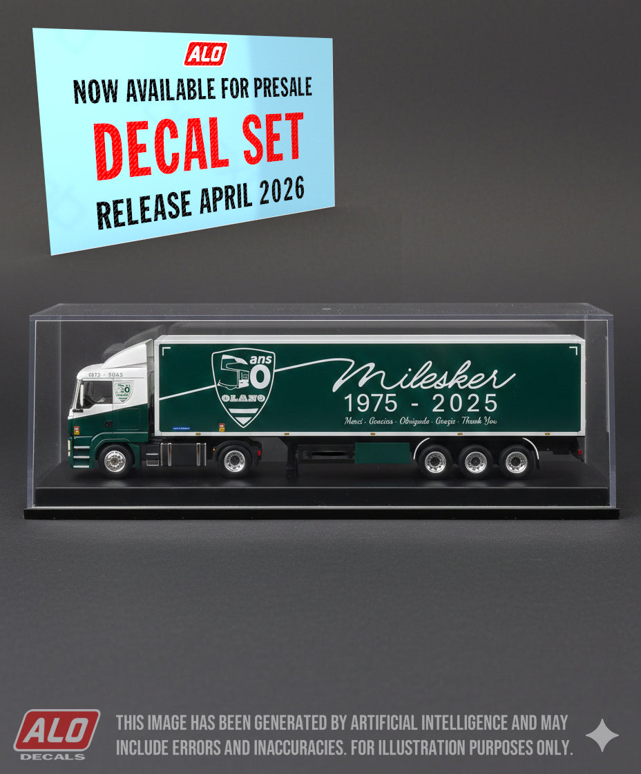 2025 SEMI-TRAILER DECORATION "OLANO - 50 ANS" 1:87 DECALS