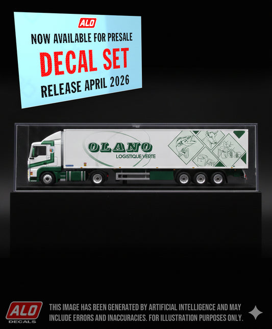 2017-PRESENT SEMI-TRAILER DECORATION "OLANO" 1:87 DECALS