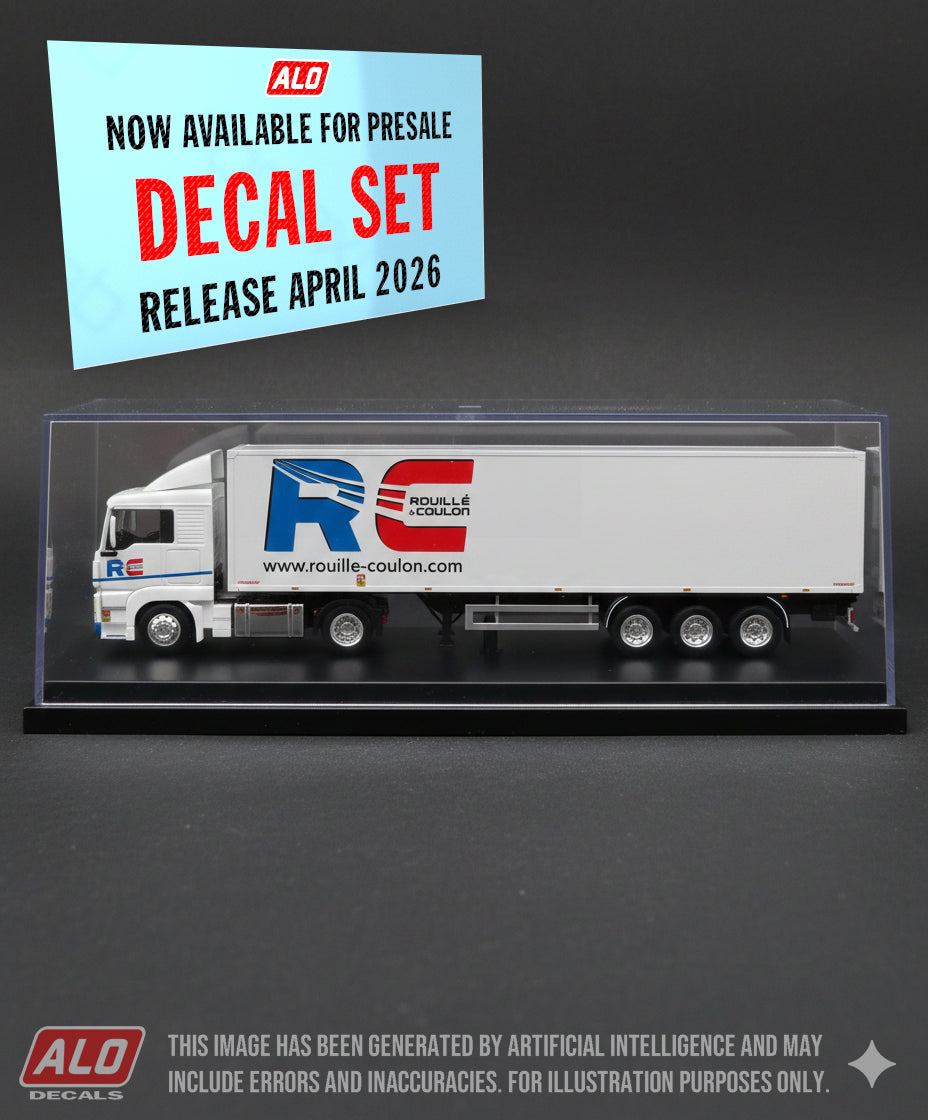 2009-PRESENT SEMI-TRAILER DECORATION "ROUILLÉ & COULON" 1:87 DECALS
