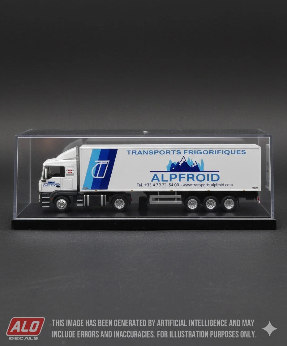 2009-2020 SEMI-TRAILER DECORATION "ALPFROID" 1:87 DECALS