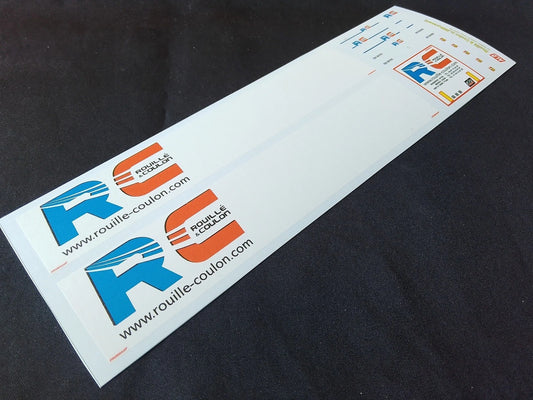 2009-PRESENT SEMI-TRAILER DECORATION "ROUILLÉ & COULON" 1:87 DECALS