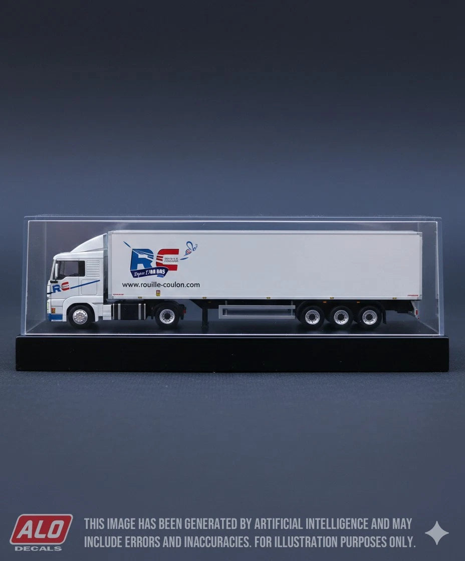 2020 SEMI-TRAILER DECORATION "ROUILLÉ & COULON - 60 ANS" 1:87 DECALS