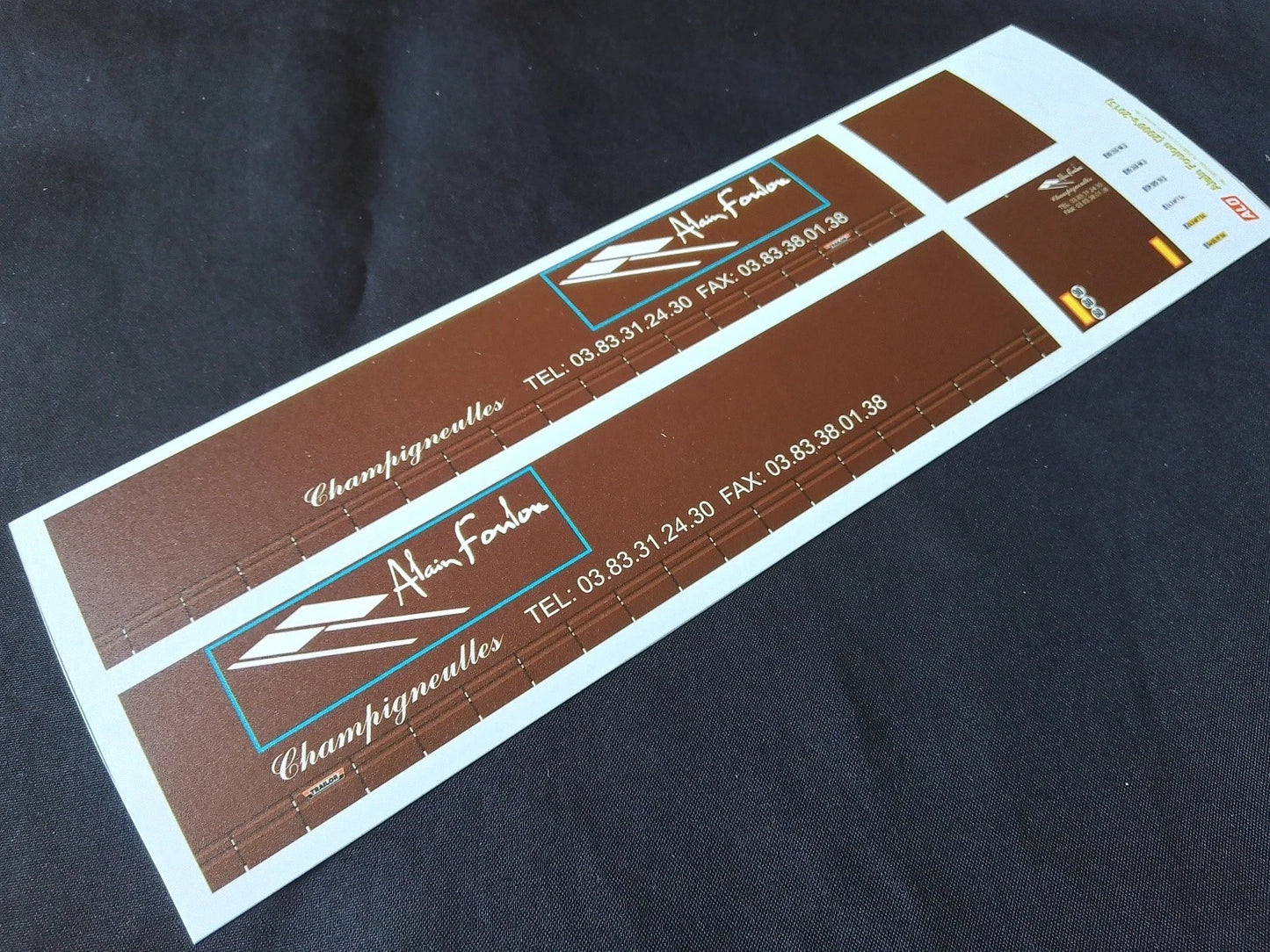 2000's-2013 SEMI-TRAILER DECORATION "ALAIN FOULON" 1:87 DECALS