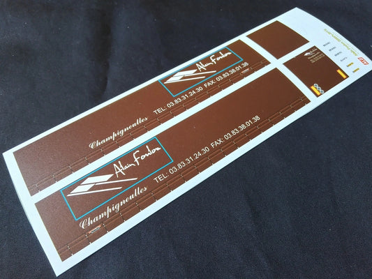 2000's-2013 SEMI-TRAILER DECORATION "ALAIN FOULON" 1:87 DECALS
