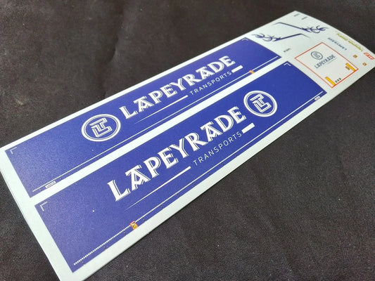 2020's SEMI-TRAILER DECORATION "LAPEYRADE" 1:87 DECALS