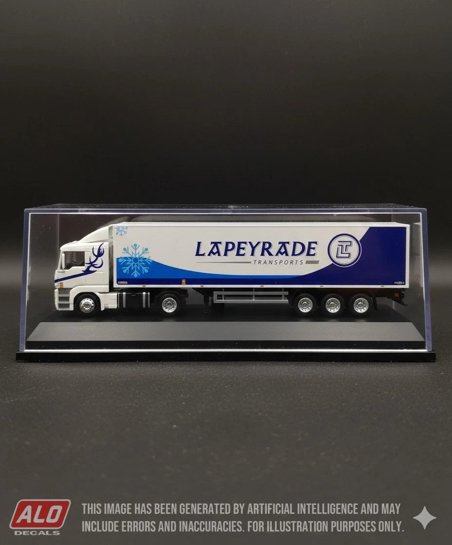 2020's SEMI-TRAILER DECORATION "LAPEYRADE" (REFRIGERATED) 1:87 DECALS