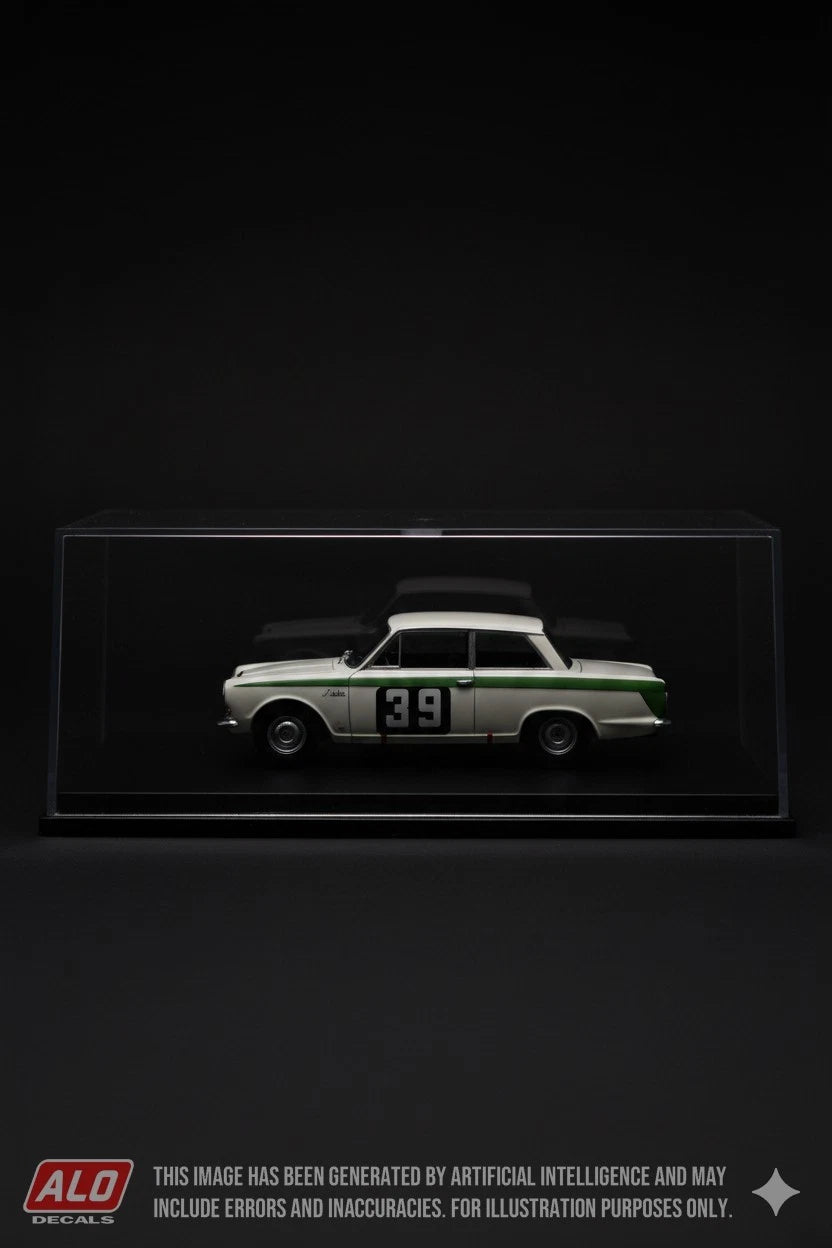 1965 KAUTENBACH #39 FORD CORTINA JACKY ICKX 1:43 DECALS