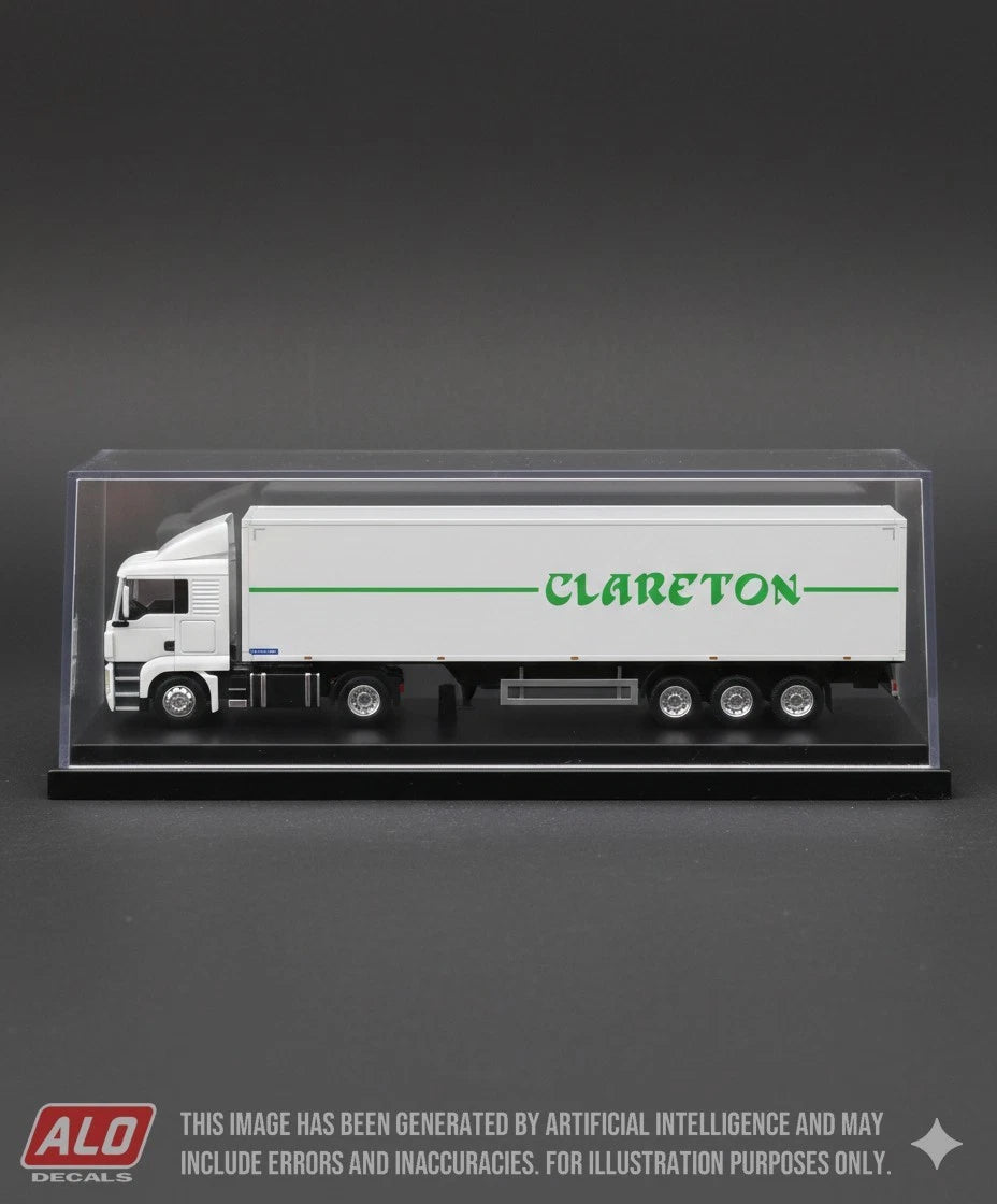 2017-2020 SEMI-TRAILER DECORATION "CLARETON" 1:87 DECALS