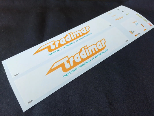 1985-1996 SEMI-TRAILER DECORATION "TRADIMAR" 1:87 DECALS