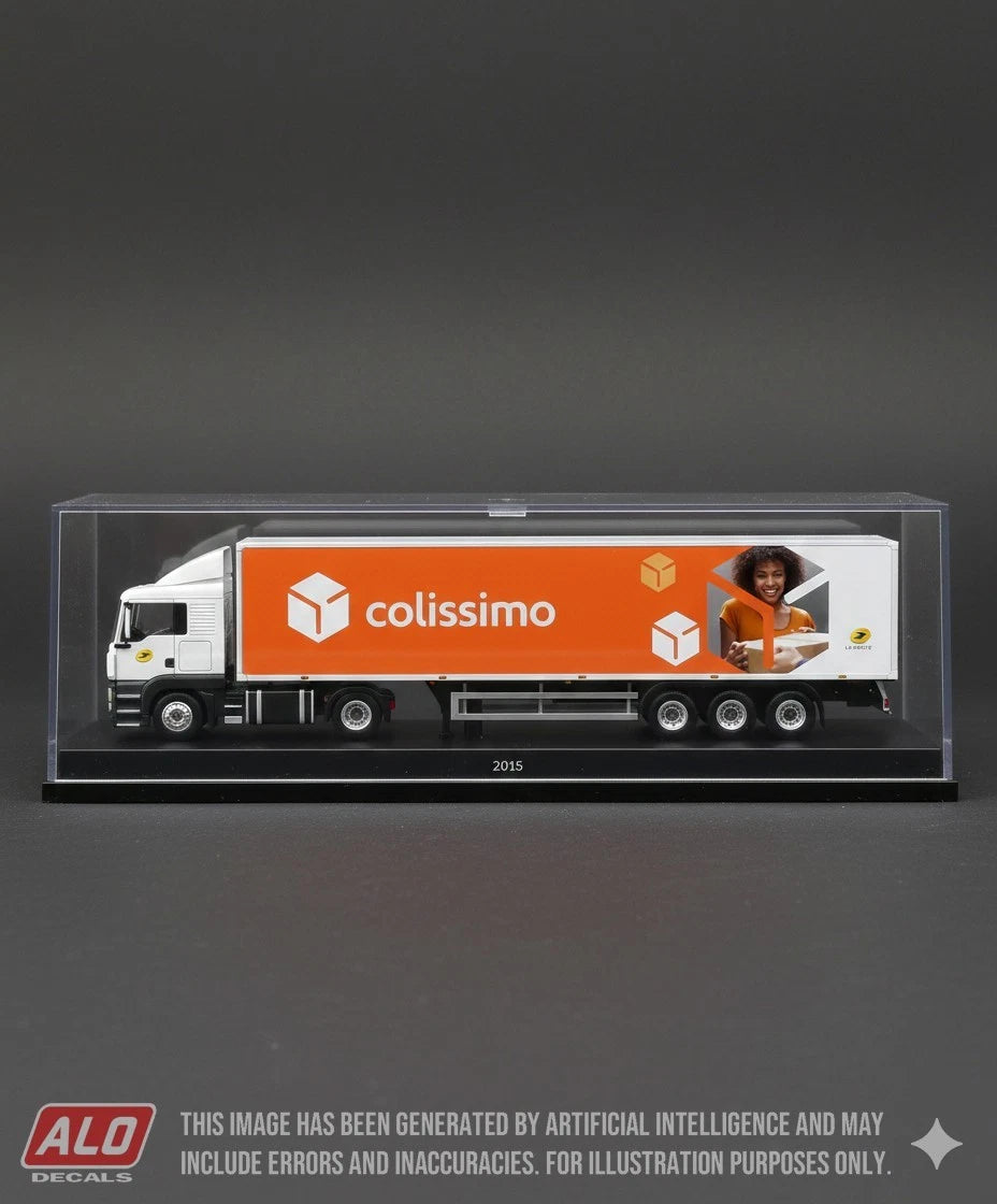2015-2020 SEMI-TRAILER DECORATION "LA POSTE - COLISSIMO" 1:87 DECALS