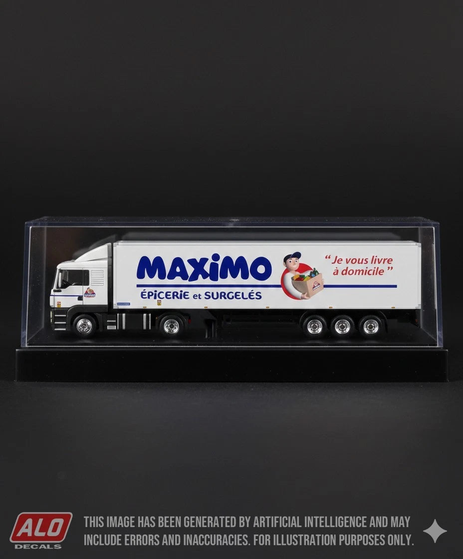 2020's SEMI-TRAILER DECORATION "MAXIMO" 1:87 DECALS