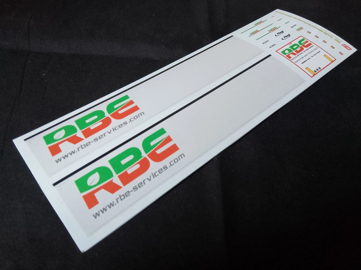 2015-PRESENT SEMI-TRAILER DECORATION "RBE - ROUILLÉ BÂTIMENT ENVIRONNEMENT" 1:87 DECALS