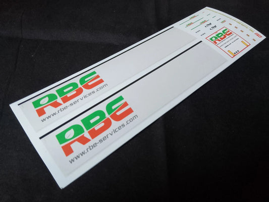 2015-PRESENT SEMI-TRAILER DECORATION "RBE - ROUILLÉ BÂTIMENT ENVIRONNEMENT" 1:87 DECALS
