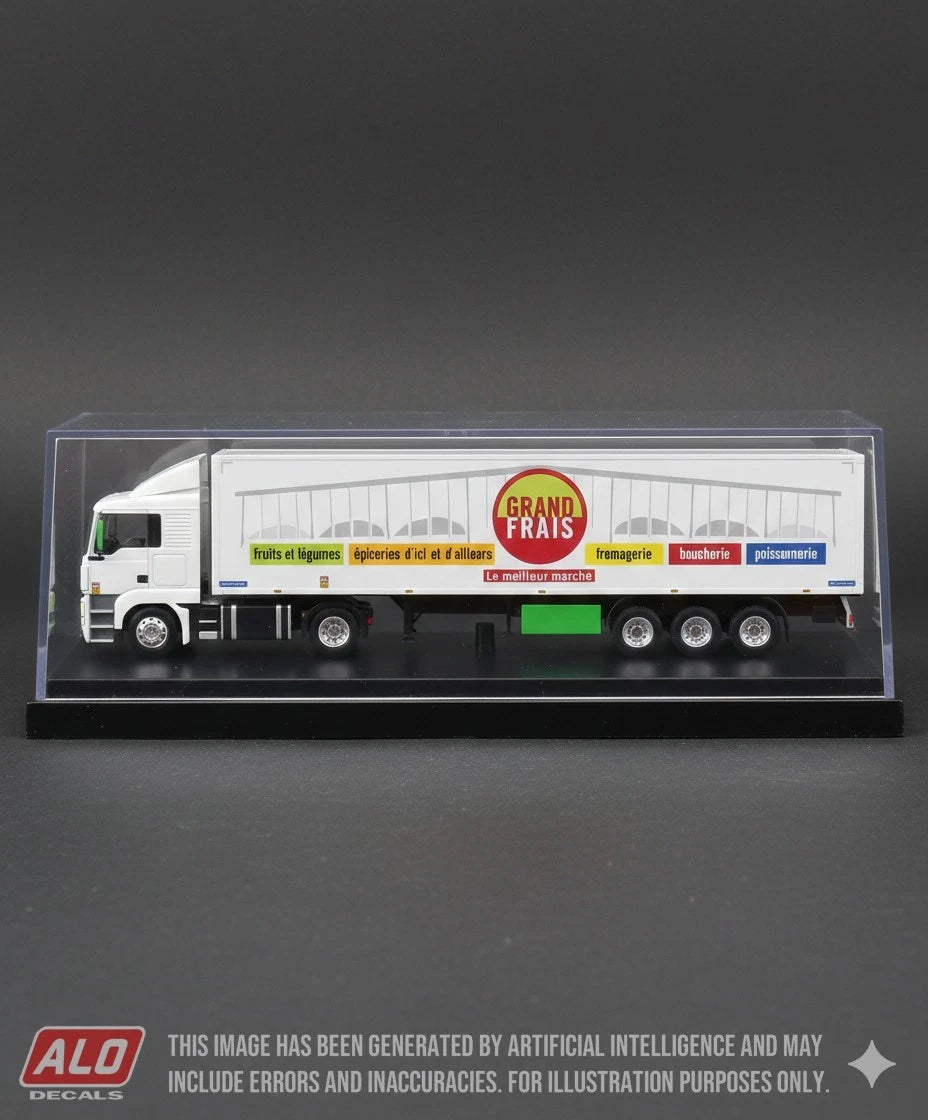 2016-PRESENT SEMI-TRAILER DECORATION "CLARETON - GRAND FRAIS" 1:87 DECALS