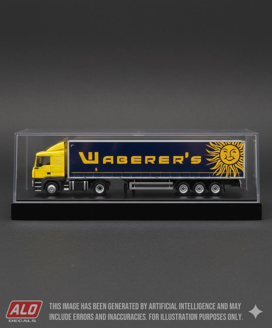 2020's SEMI-TRAILER DECORATION "WABERER'S" 1:87 DECALS