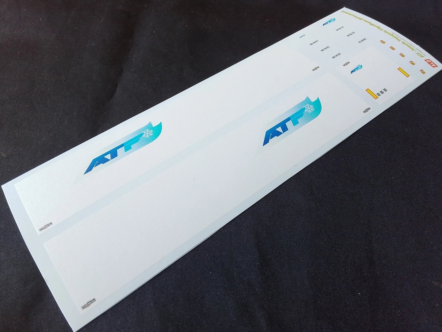 2020's SEMI-TRAILER DECORATION "ATF - ARMORIC TRANSPORTS FRIGORIFIQUES" 1:87 DECALS