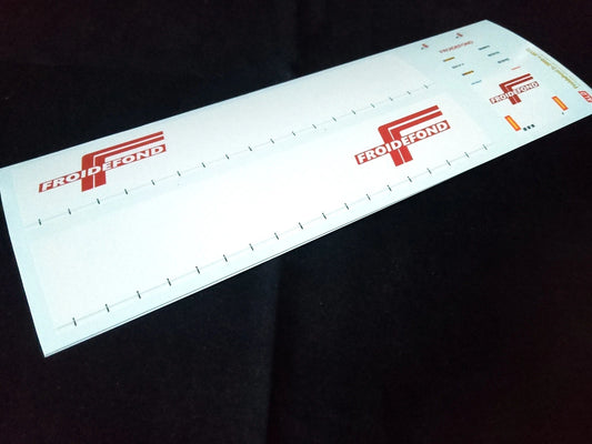 2000-2017 SEMI-TRAILER DECORATION "FROIDEFOND" 1:87 DECALS