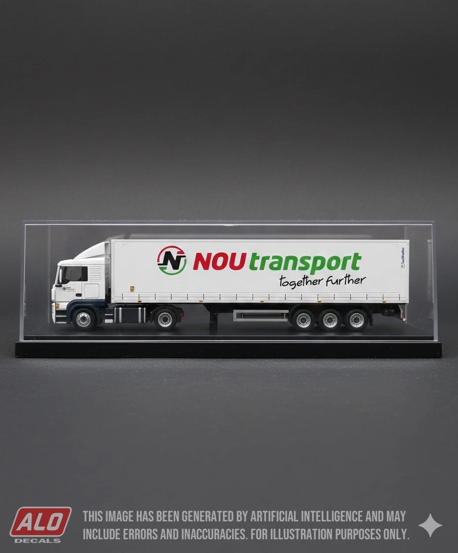 2020's SEMI-TRAILER DECORATION "NOU TRANSPORT" 1:87 DECALS