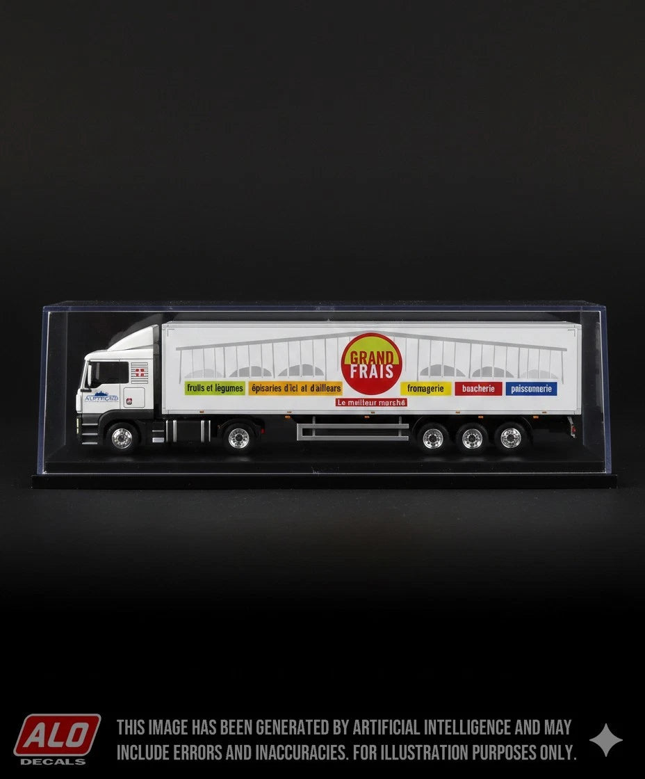 2016-2020 SEMI-TRAILER DECORATION "ALPFROID - GRAND FRAIS" 1:87 DECALS