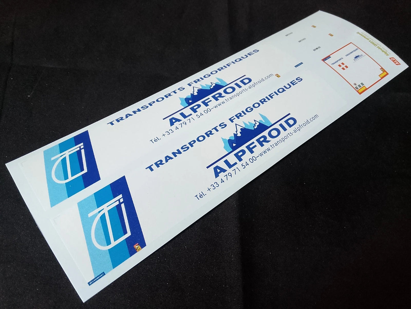 2021-PRESENT SEMI-TRAILER DECORATION "ALPFROID" 1:87 DECALS