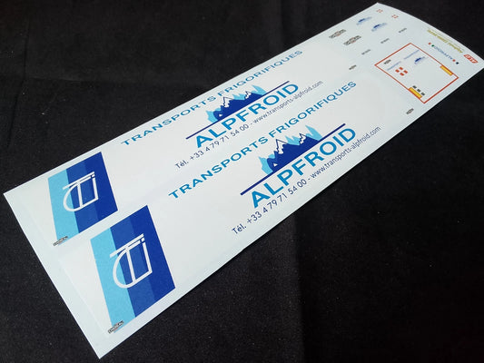 2009-2020 SEMI-TRAILER DECORATION "ALPFROID" 1:87 DECALS