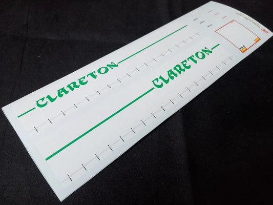 2009-2015 SEMI-TRAILER DECORATION "CLARETON" (CURTAIN) 1:87 DECALS