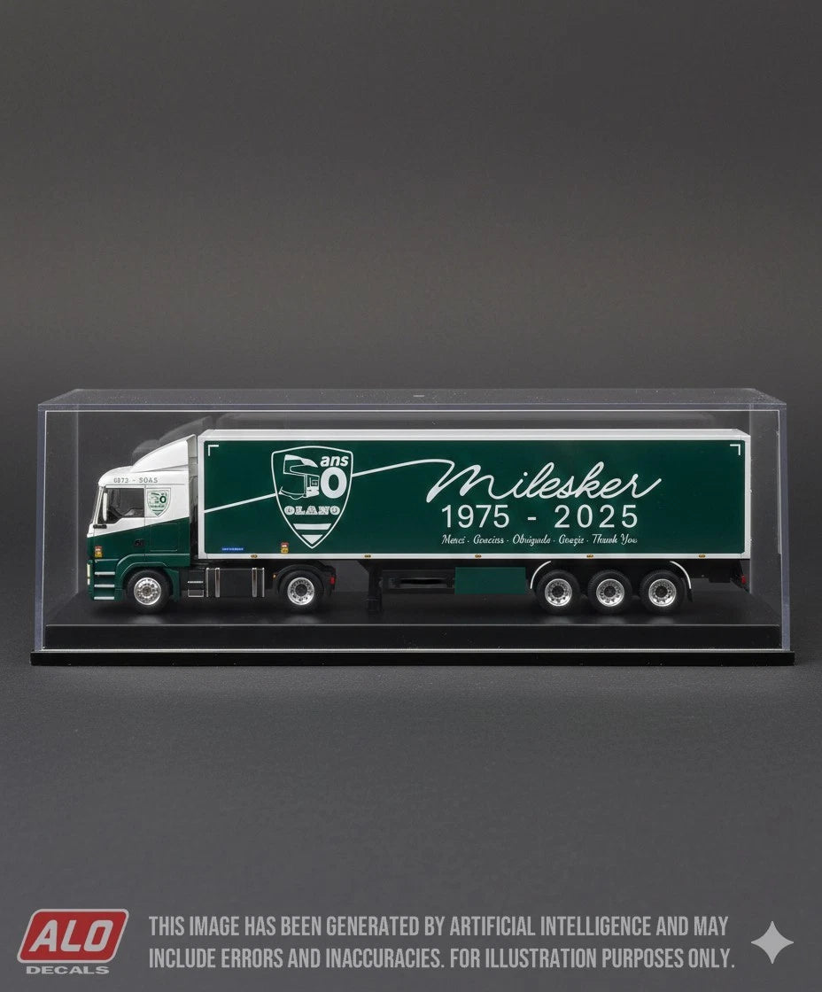 2025 SEMI-TRAILER DECORATION "OLANO - 50 ANS" 1:87 DECALS